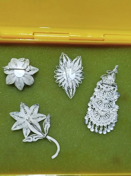 จี้เข็มกลัด เงินแท้ 925 รูปที่ 2