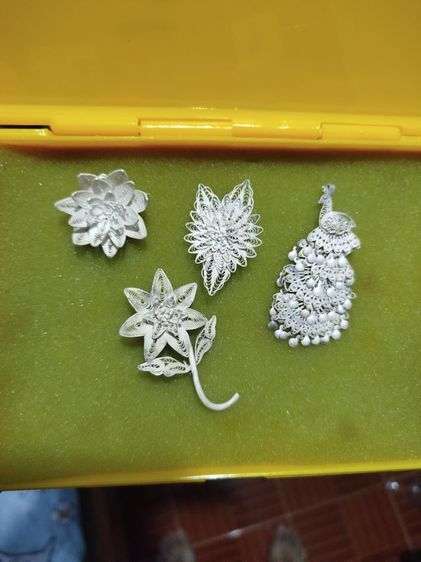 จี้เข็มกลัด เงินแท้ 925 รูปที่ 3