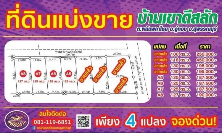 ที่ดินแบ่งขายวิวเขา