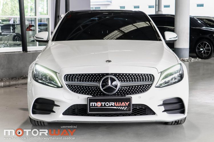 Mercedes-Benz C-Class 2021 C220 Sedan ดีเซล เกียร์อัตโนมัติ ขาว รูปที่ 3