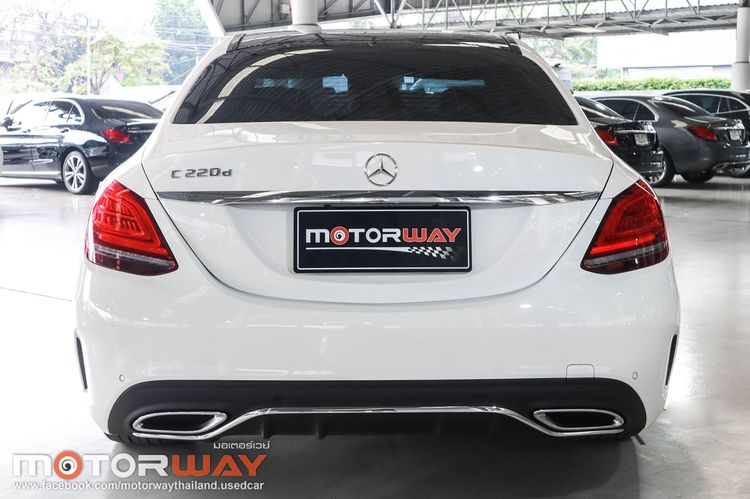 Mercedes-Benz C-Class 2021 C220 Sedan ดีเซล เกียร์อัตโนมัติ ขาว รูปที่ 4