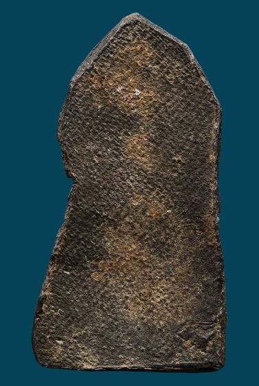 พระพุทธชินราชใบเสมาพิมพ์ฐานสูง เนื้อชินเงิน รูปที่ 2