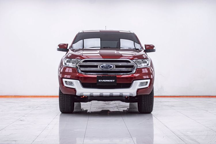Ford Everest 2015 2.2 Titanium Utility-car ดีเซล ไม่ติดแก๊ส เกียร์อัตโนมัติ แดง รูปที่ 4