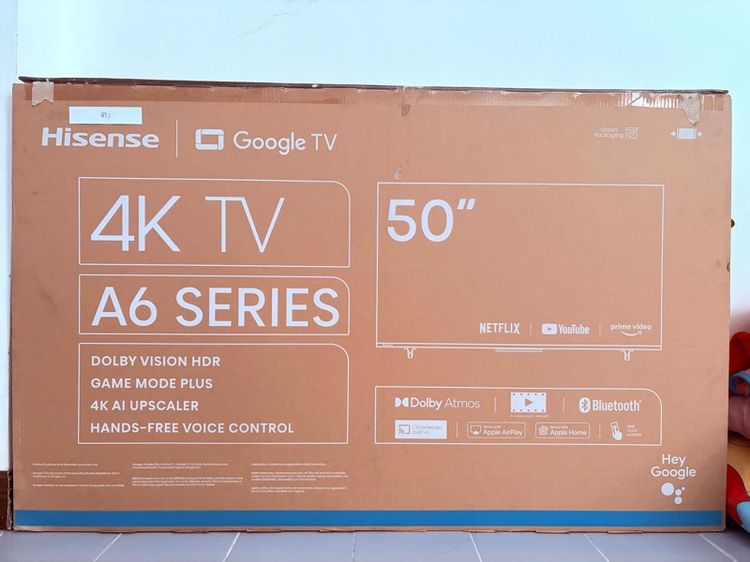 อื่นๆ ทีวี Hisense 50 นิ้ว 4K Google TV(ของใหม่มือ 1)