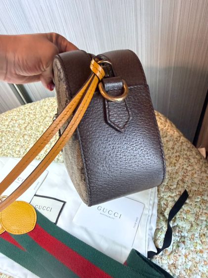 Gucci Supreme messenger Bag มือสองสภาพสวย ลิ้นตึงแข็ง Used Like New รูปที่ 7