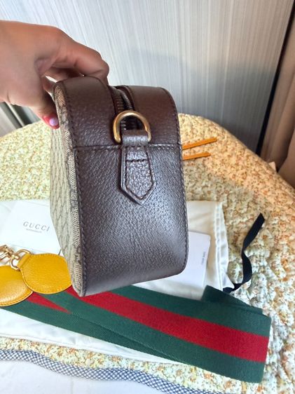 Gucci Supreme messenger Bag มือสองสภาพสวย ลิ้นตึงแข็ง Used Like New รูปที่ 6