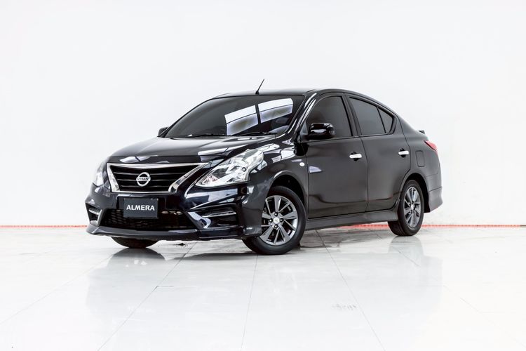 Nissan Almera 2018 1.2 E Sportech Sedan เบนซิน ไม่ติดแก๊ส เกียร์อัตโนมัติ ดำ