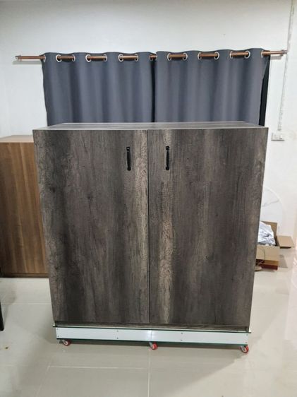 ตู้เสื้อผ้า กว้าง120 สูง120 ลึก55 เซนติเมตร รูปที่ 9