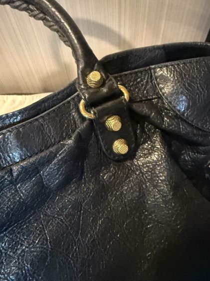 Balenciaga สีดำ Rare Item รุ่นฮิต City Classic Gold G12 ของแท้ มือสอง สภาพดีขอบมุมสวย รูปที่ 3