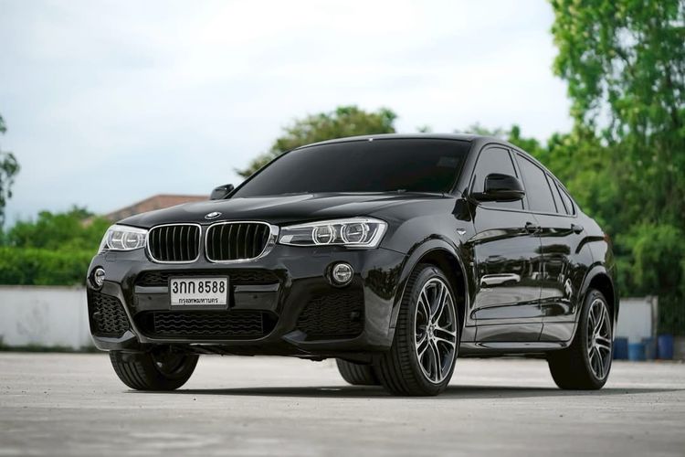 รถ BMW X4 2.0 xDrive20d M Sport 4WD สี ดำ