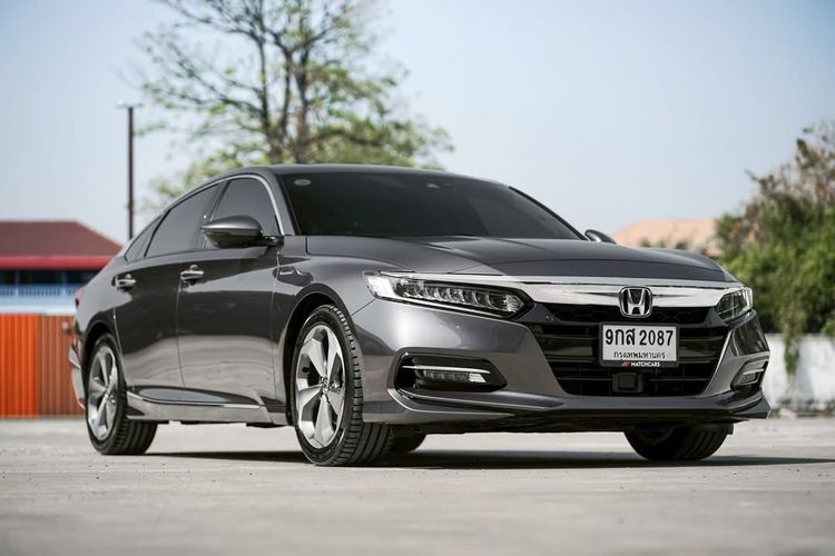 Honda Accord 2020 2.0 Hybrid Tech Sedan ไฮบริด ไม่ติดแก๊ส เกียร์อัตโนมัติ เทา รูปที่ 3