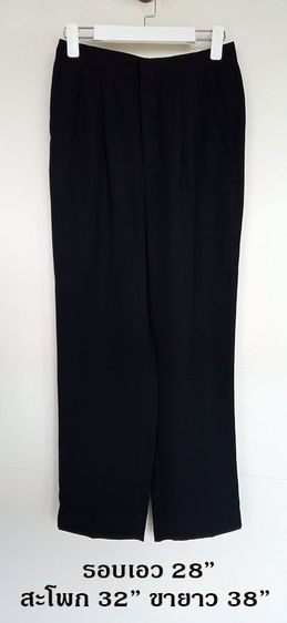 เสื้อสูทผู้หญิงสีดำ เนื้อผ้าดี ราคาถูก (แถมกางเกงฟรี) รูปที่ 4