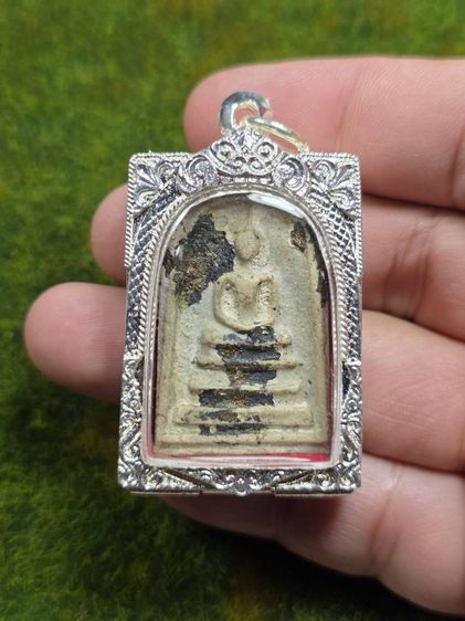 พระสมเด็จวัดระฆังลงรักเก่า พร้อมตลับ