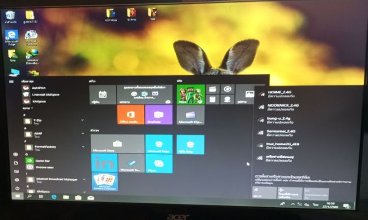 ขายคอม Acer i3 จอ19นิ้วพร้อมอแด๊ปเตอร์ รับไวฟายได้ SSD Ram4g การ์ดจอ 1g รูปที่ 4