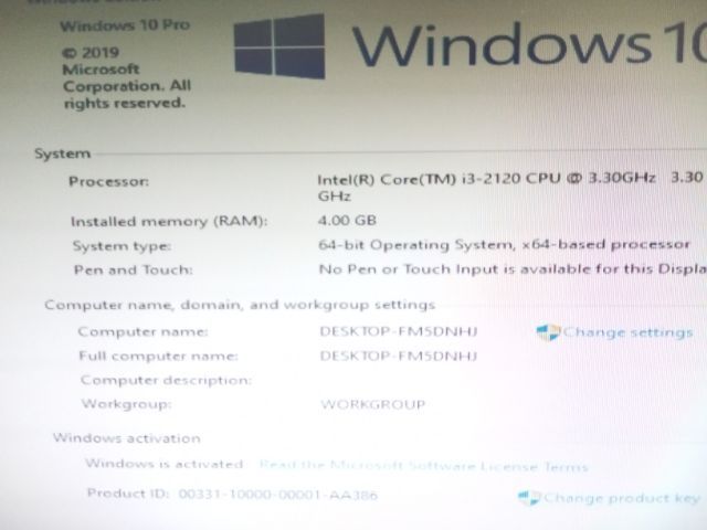 ขายคอม Acer i3 จอ19นิ้วพร้อมอแด๊ปเตอร์ รับไวฟายได้ SSD Ram4g การ์ดจอ 1g รูปที่ 5
