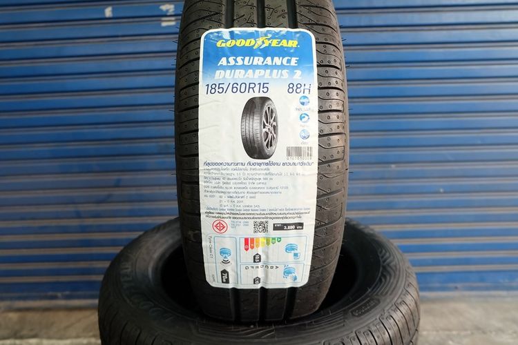 👍 Goodyear รุ่น Assurance Duraplus 2 ขนาด 185 60R15 ปี25 รูปที่ 2