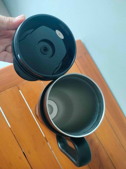 กระติกแก้วนํ้าเก็บอุณหภูมิ มีหูจับ สีดํา ขนาด 40 oz (มือสอง) รูปที่ 3