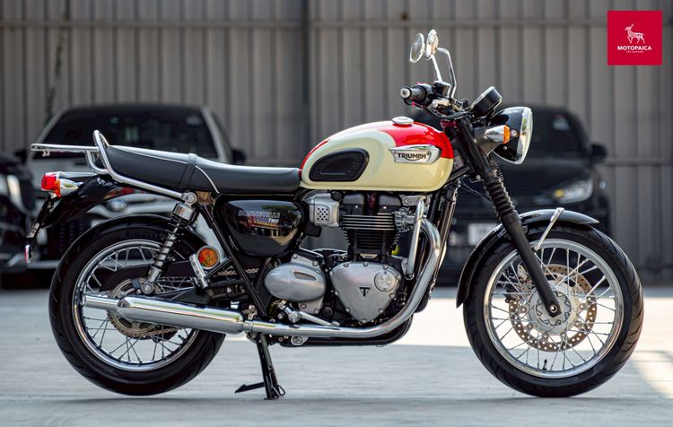 Triumph Bonneville T100 ปี2018 สีหายาก วิ่ง10,000km.  รูปที่ 3