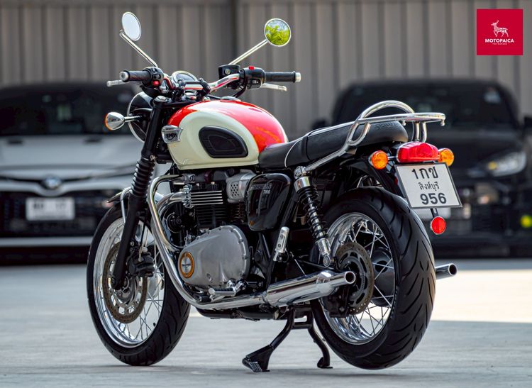 Triumph Bonneville T100 ปี2018 สีหายาก วิ่ง10,000km.  รูปที่ 5