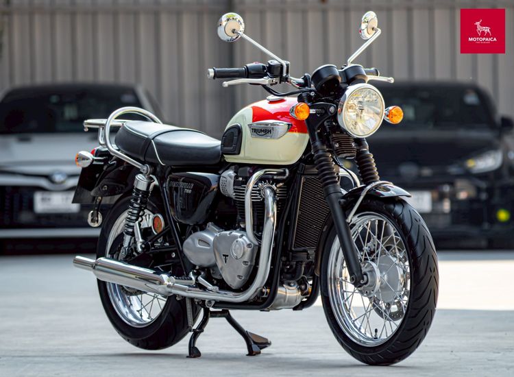 Triumph Bonneville T100 ปี2018 สีหายาก วิ่ง10,000km. 