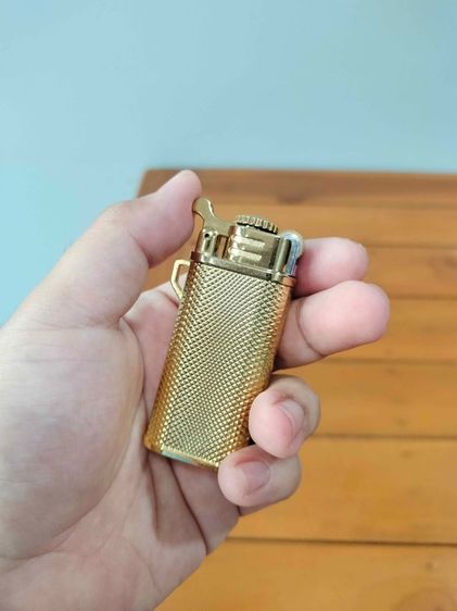 ไฟแช็ก แก๊ส พกพา สีทอง รูปที่ 3