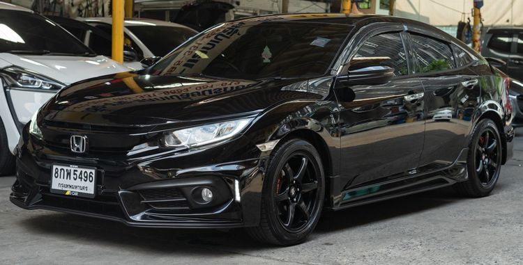Honda Civic 2019 1.8 EL i-VTEC Sedan เบนซิน ไม่ติดแก๊ส เกียร์อัตโนมัติ ดำ รูปที่ 2