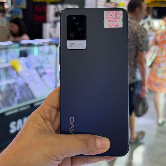 Vivo V21 5G สีดำ เครื่องศูนย์ สภาพสวย ❤️❤️ รูปที่ 2
