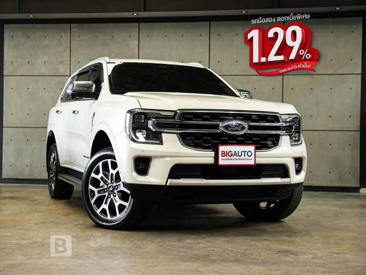 รถ Ford Everest 2.0 Titanium Plus 4WD สี ขาว