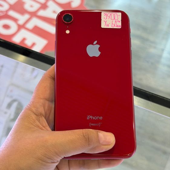 iPhone Xr 64GB สีแดง เครื่องศูนย์ โมเดลTH สภาพสวยมาก❤️❤️ รูปที่ 2