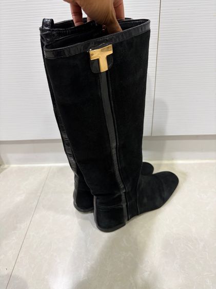 รองเท้าบู๊ทหนังแท้แบรนด์ Tory Burch แท้ ไซส์ 6 ความยาว 23 ซม. หนังแท้สวยมากๆแต่งโลหะแบรนด์สีทอง สภาพดีค่ะ รูปที่ 15