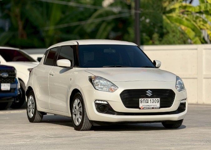 Suzuki Swift 2019 1.2 GL เบนซิน เกียร์อัตโนมัติ ขาว รูปที่ 3