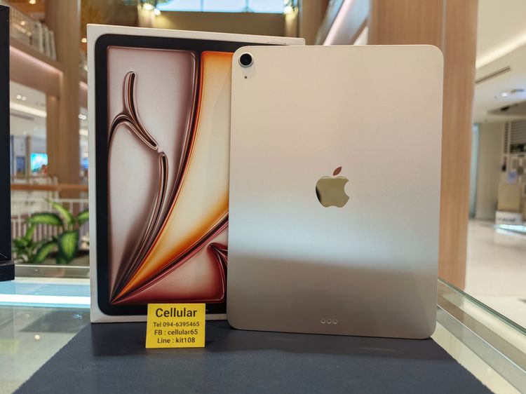 Apple 128 GB iPad Air7 11 M3 128GB WiFi สภาพสวยมาก ประกันศูนย์ไทย4เดือน