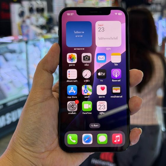 iPhone12 128GB สีดำ โมเดลKH สภาพสวย 🔥🔥