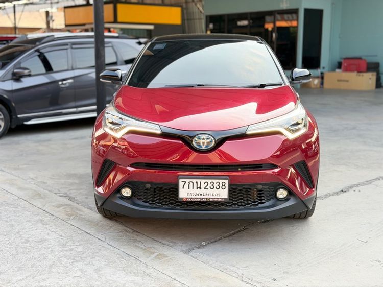 Toyota C-HR 2018 1.8 Hybrid Hi Sedan ไฮบริด ไม่ติดแก๊ส เกียร์อัตโนมัติ แดง รูปที่ 2