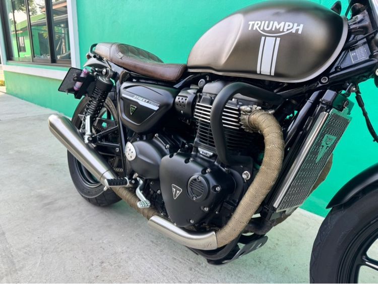 Triumph Street twin900 สีเทา ปี18จด19  รูปที่ 9