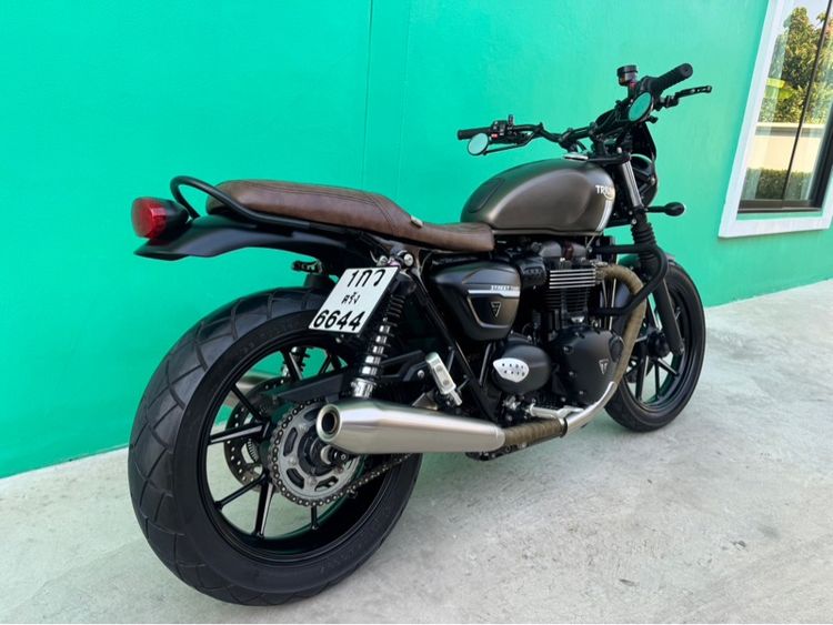 Triumph Street twin900 สีเทา ปี18จด19  รูปที่ 3