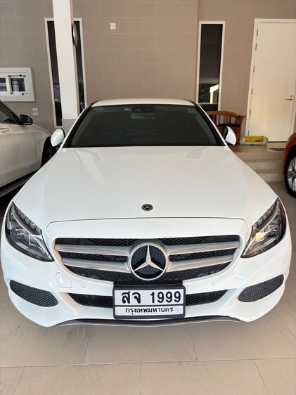 Mercedes-Benz C-Class 2018 C350 Sedan ปลั๊กอินไฮบริด (PHEV) ไม่ติดแก๊ส เกียร์อัตโนมัติ ขาว รูปที่ 4