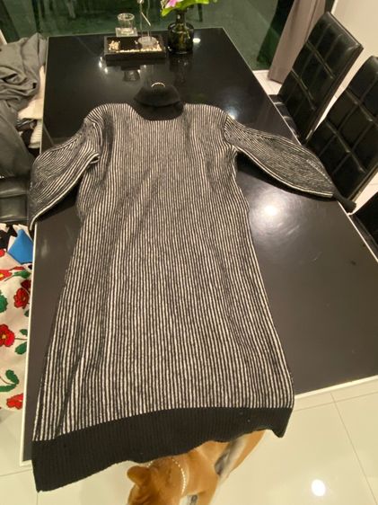 ชาแนล เดรสไหมพรมคอเต่า สภาพใหม่เอี่ยม  รูปที่ 6