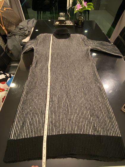 ชาแนล เดรสไหมพรมคอเต่า สภาพใหม่เอี่ยม  รูปที่ 9