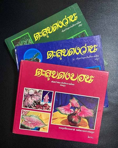 หนังสือเก่า ตะลุยดงว่าน เล่ม 1 , 2 และ ตะลุุยดงบอน ปกแข็ง โดย เชษฐา พยากรณ์