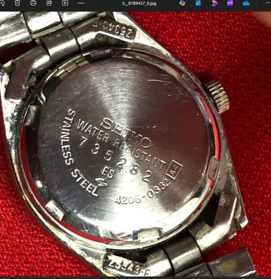 Vintage SEIKO 5 4206-0332 Automatic 17 Jewels Japan  รูปที่ 8