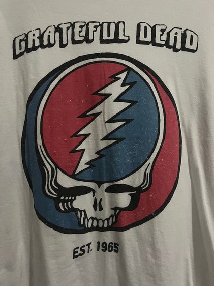 ขาว XL แขนสั้น เสื้อทีเชิ้ต เสื้อGrateful Dead (เกรทฟูล เดด)มือ2