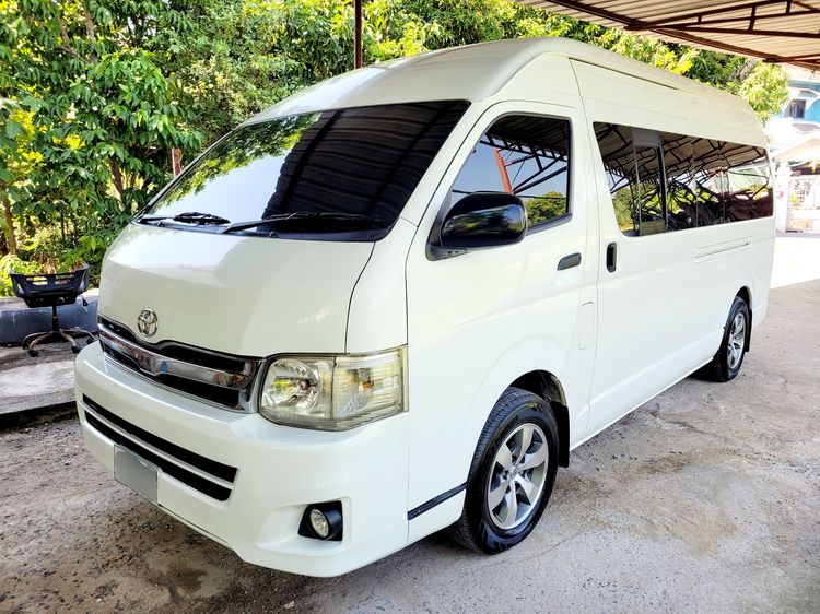 Toyota Commuter 2012 2.7 Van เบนซิน NGV เกียร์ธรรมดา ขาว รูปที่ 4