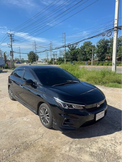 Honda City 2022 1.0 SV Sedan เบนซิน ไม่ติดแก๊ส เกียร์อัตโนมัติ ดำ รูปที่ 3
