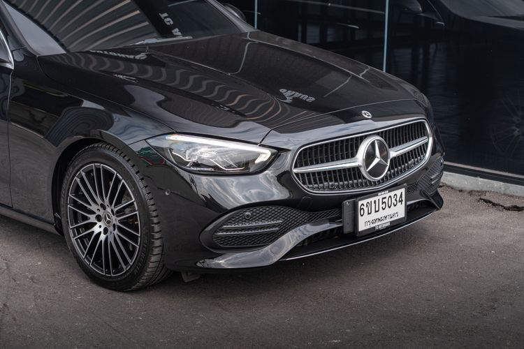 Mercedes-Benz C-Class 2022 C220 Sedan ดีเซล ไม่ติดแก๊ส เกียร์อัตโนมัติ ดำ รูปที่ 3