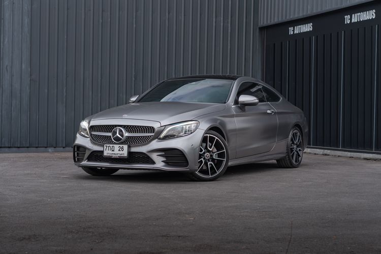 Mercedes-Benz C-Class 2019 C200 Sedan เบนซิน ไม่ติดแก๊ส เกียร์อัตโนมัติ เทา รูปที่ 4