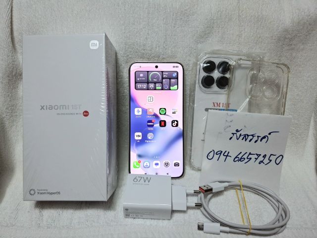 อื่นๆ 256 GB Xiaomi 15T 12 256gb สภาพสวยครบกล่อง