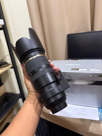 เลนส์ Lens Tamron SP 70-200mm F2.8 Di VC USD G1 For nikon สภาพสวย ไม่ฝ้า ไม่รา สอบถามได้คัฟ รูปที่ 4