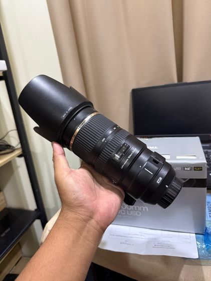 เลนส์ Lens Tamron SP 70-200mm F2.8 Di VC USD G1 For nikon สภาพสวย ไม่ฝ้า ไม่รา สอบถามได้คัฟ รูปที่ 2