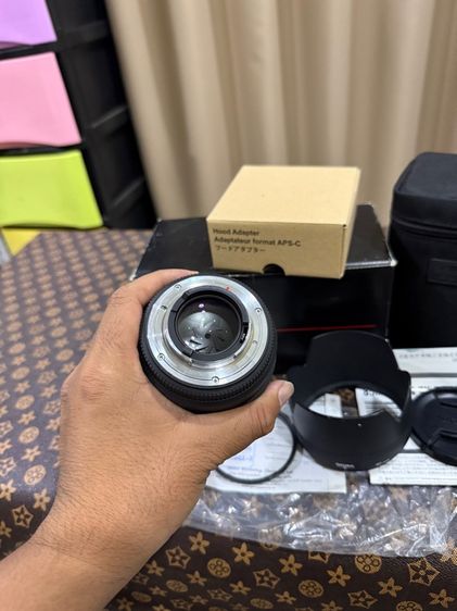 เลนส์ Lens Sigma 85mm F1.4 GD HSM สำหรับ Nikon สภาพสวย ไม่ฝ้า ไม่รา สอบถามเพิ่มเติมได้ครับ รูปที่ 7